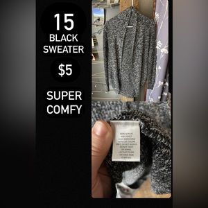 Super comfy and Soft Black Sweater
